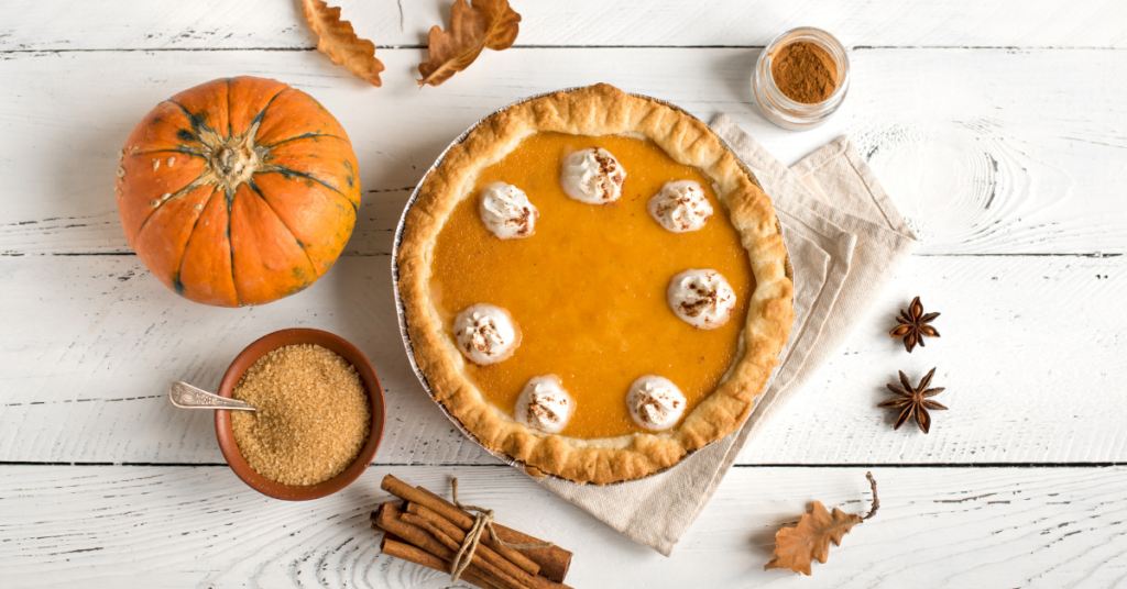 fall treat pumpkin pie